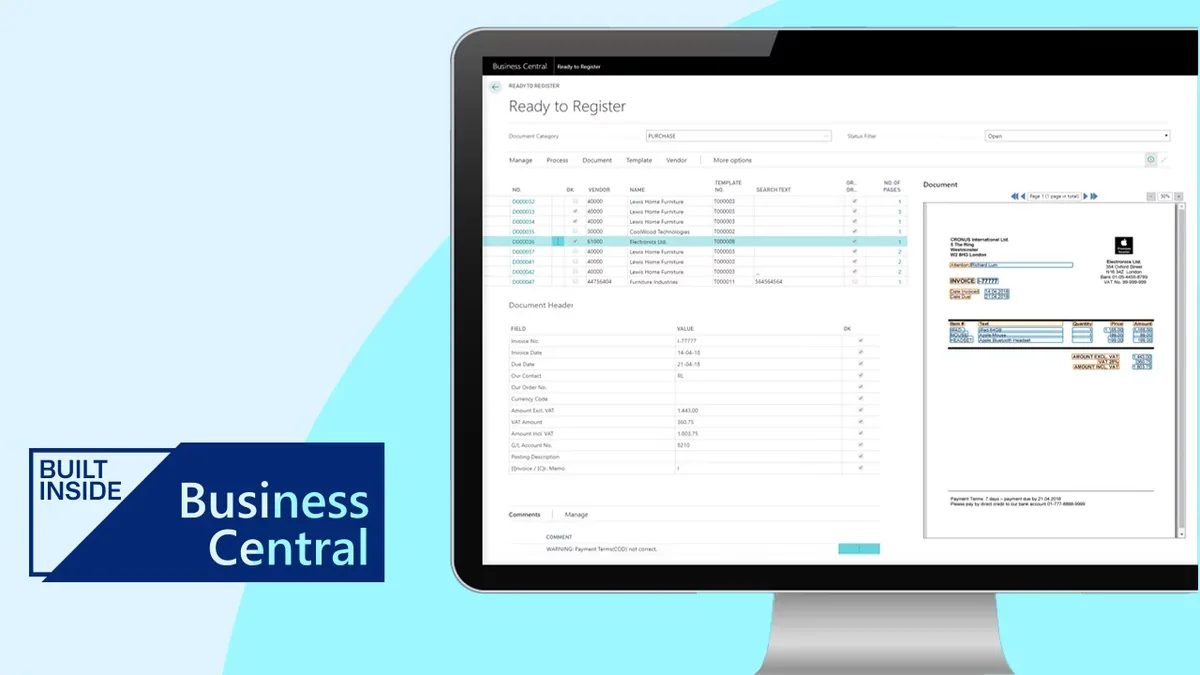 Qui est Continia ? L'éditeur de solutions d'automatisation pour Business Central