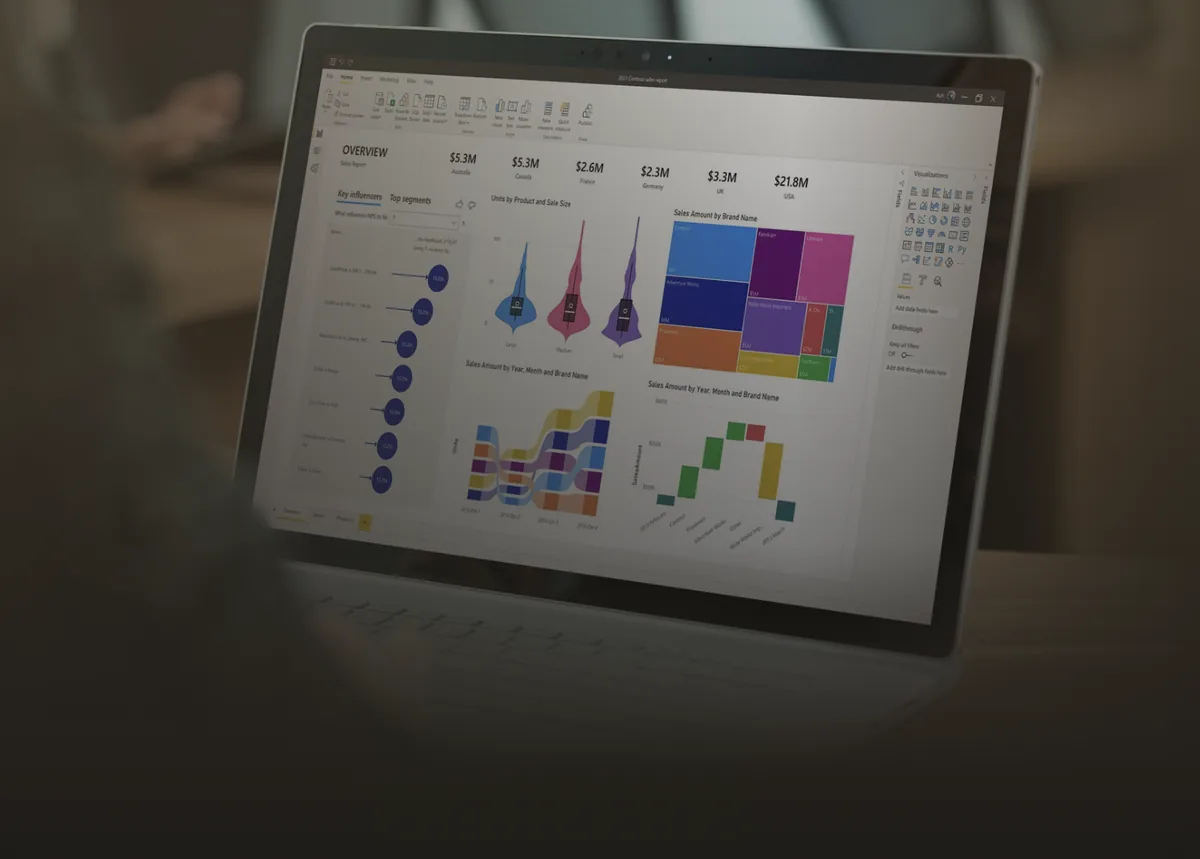 Power BI : accès aux rapports sur le web et sur mobile